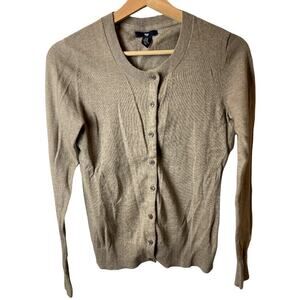 Gap Factory Oatmeal Tan Cardigan Sweater Women's Size XS